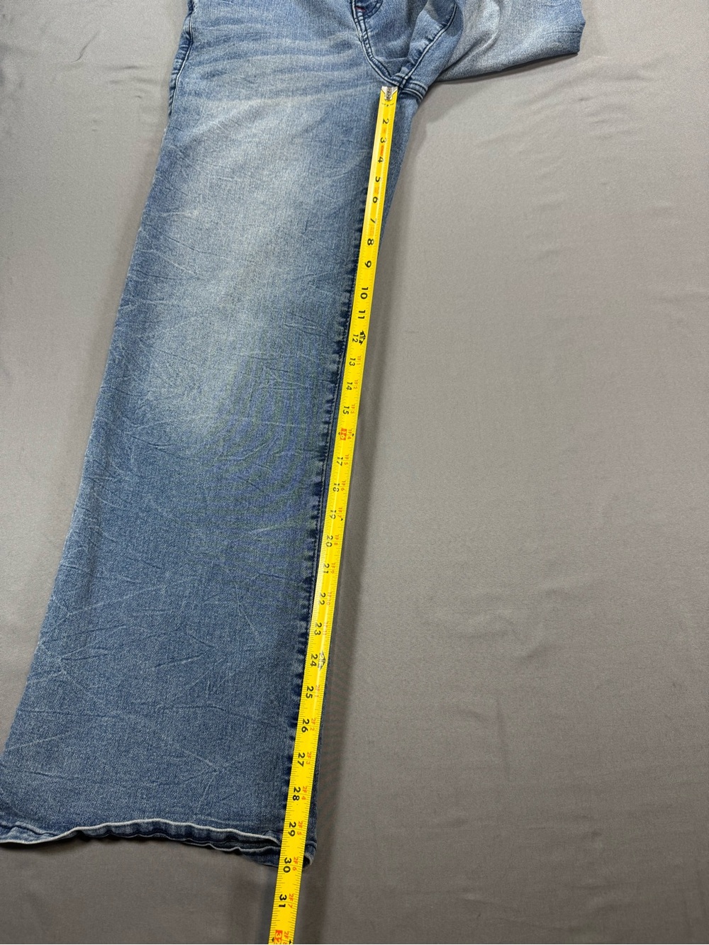 True Religion Light Blue Wide-Leg Denim Jeans - Picture 7 of 7
